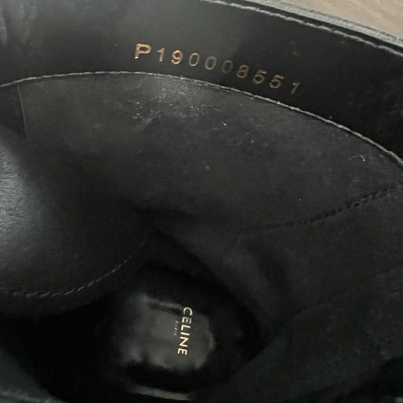 Authentic CELINE Men’s leather boots 43.5 worn twice! - Picture 6 of 7